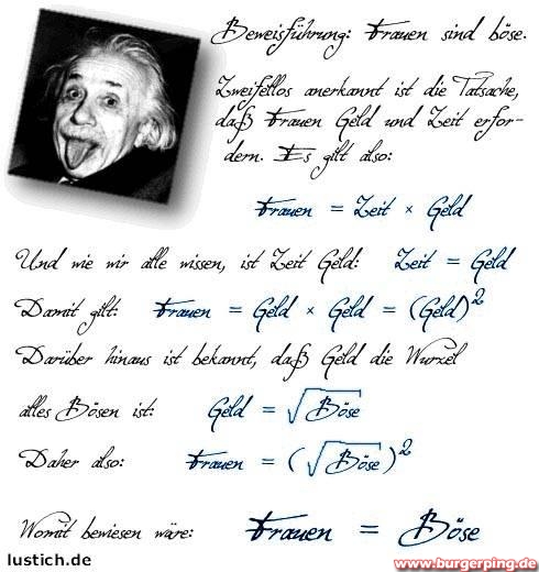 Einstein, dass Genie!