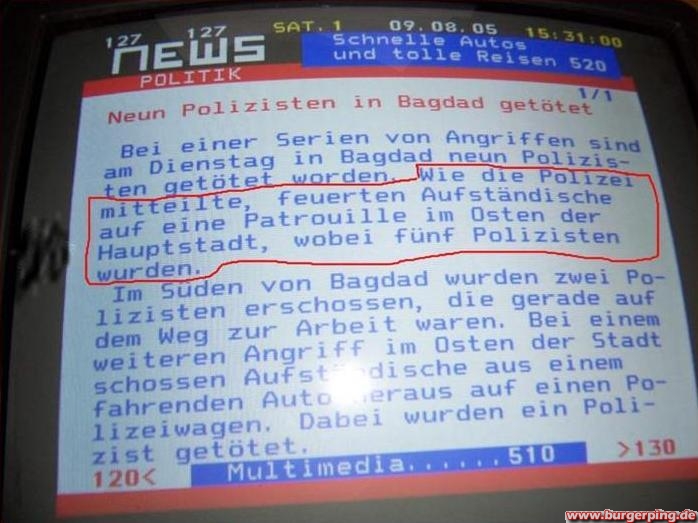 Polizei Ausbildung im Irak